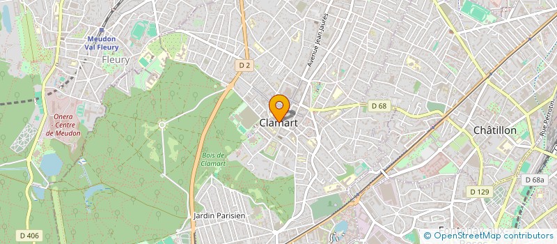 localisation de l'entreprise ASSOCIATION DES TERRITORIAUX DE CLAMART à CLAMART