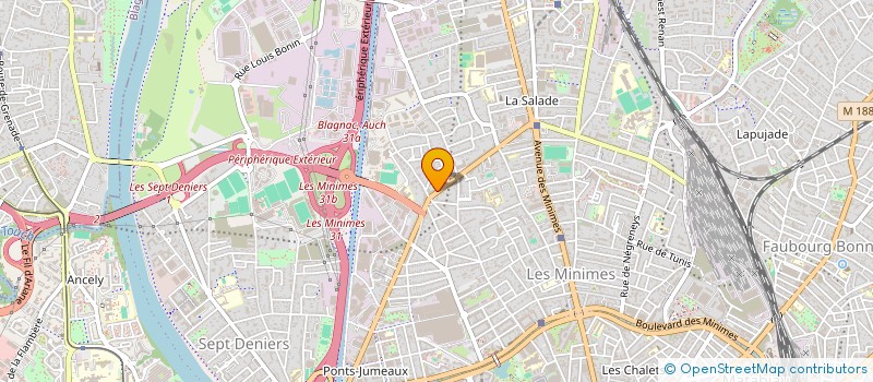 localisation de l'entreprise ASSOCIATION DES TIREURS ET ARCHERS PINSAGUELOIS (A.T.A.P) à TOULOUSE