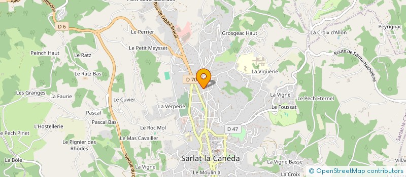 localisation de l'entreprise ASSOCIATION DES TIREURS SARLADAIS  SARLAT-LA-CANEDA