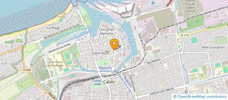 localisation de l'entreprise ASSOCIATION DES TOQUES ET SANS CRAVATE à CALAIS