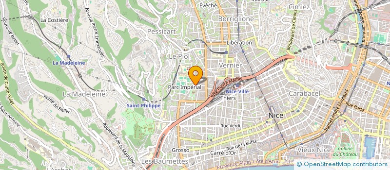 localisation de l'entreprise ASSOCIATION DES TRANSGENRES DE LA COTE D'AZUR à NICE