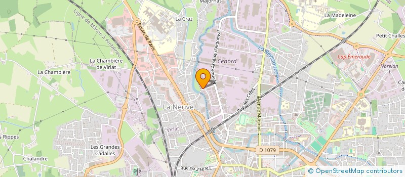 localisation de l'entreprise ASSOCIATION DES TRANSPORTS SANITAIRES URGENTS DE L'AIN à BOURG-EN-BRESSE