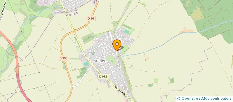 localisation de l'entreprise ASSOCIATION DES TRAVAILLEURS SLOVENE  AUMETZ