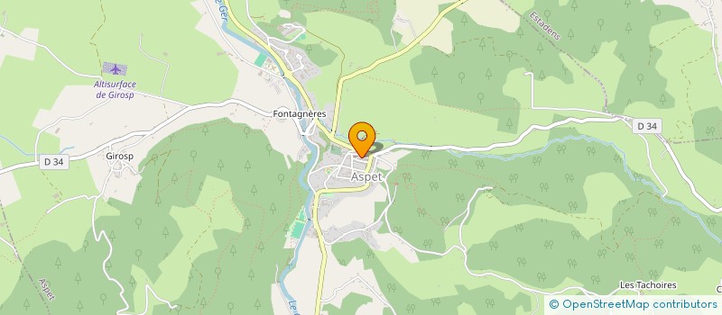 localisation de l'entreprise ASSOCIATION DES TROIS CHEMINS POUR LA PRESERVATION ET DE LE DEVELOPPEMENT DES PATRIMOINES LUDIQUES ET EDITORIAUX à ASPET