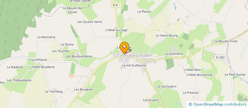 localisation de l'entreprise ASSOCIATION DES TROIS CLOCHERS à PERCHE-EN-NOCE