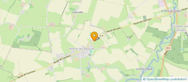 localisation de l'entreprise ASSOCIATION  DES TROIS FORETS  HOTTOT-LES-BAGUES