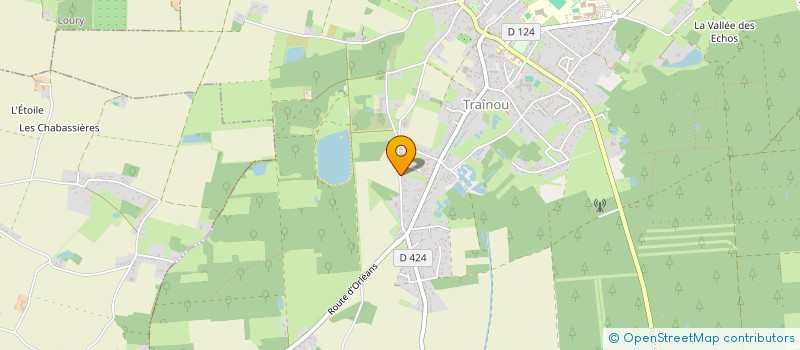 localisation de l'entreprise ASSOCIATION DES TROMPES DE CHASSE LE BIEN ALLER VAL FORET  TRAINOU