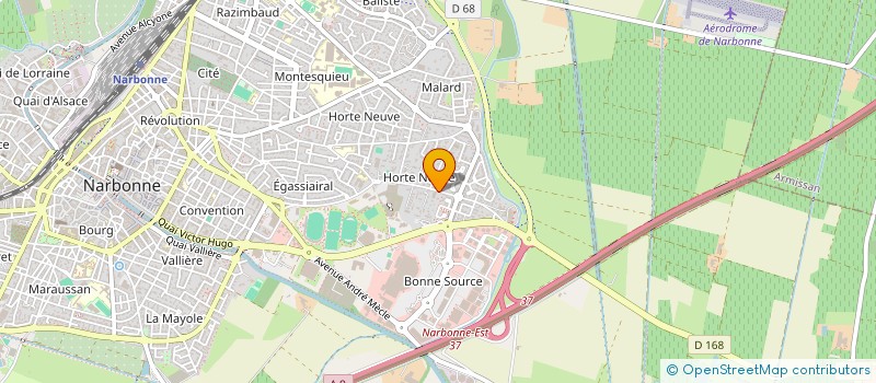 localisation de l'entreprise ASSOCIATION DES URGENCES PRIVEES DU NARBONNAIS  NARBONNE