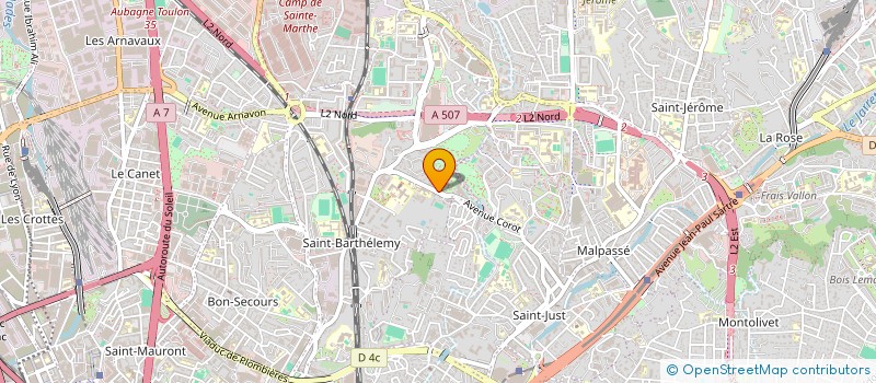 localisation de l'entreprise ASSOCIATION DES USAGERS DES PARENTS ET AMIS DU FOYER DE VIE L ASTREE à MARSEILLE