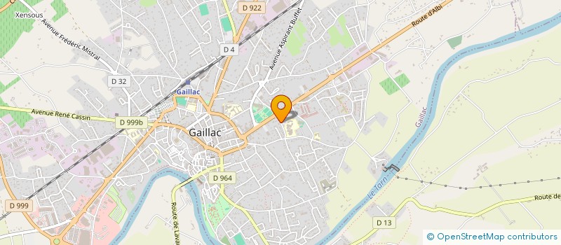 localisation de l'entreprise ASSOCIATION DES USAGERS DU GEM LE TREDUNION à GAILLAC