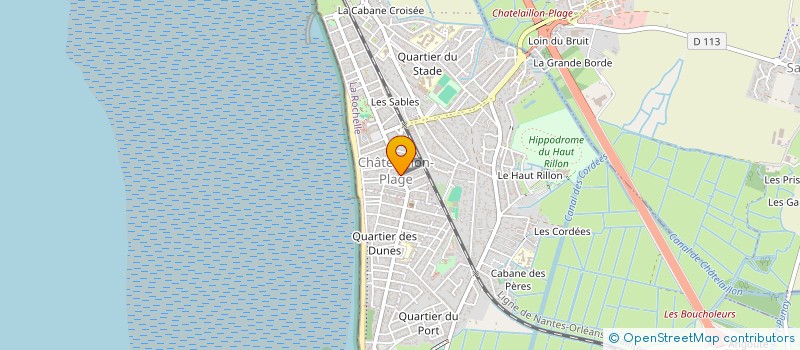 localisation de l'entreprise ASSOCIATION DES USAGERS ET AMIS DU PORT DE CHATELAILLON ET LES BOUCHOLEURS à CHATELAILLON-PLAGE