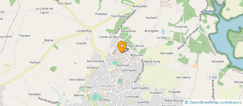 localisation de l'entreprise ASSOCIATION DES USAGERS ET PLAISANCIERS DU PORT D'ARRADON (AUPPA) à ARRADON