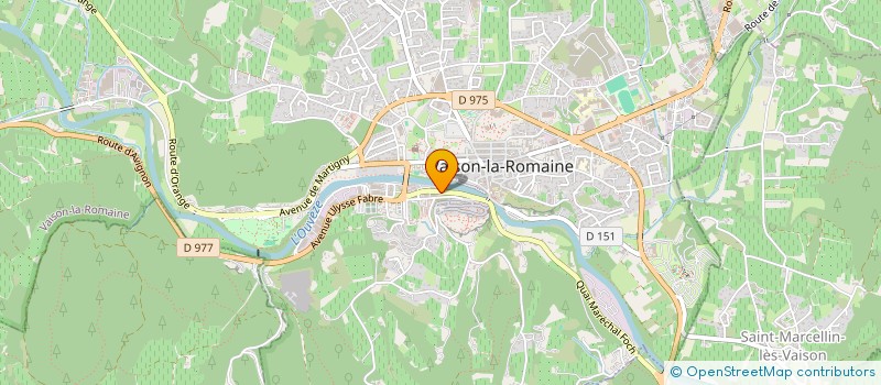 localisation de l'entreprise ASSOCIATION DES USAGERS VAISONNAIS DE L'EAU DE LA SOURCE DU CRESTET  VAISON-LA-ROMAINE