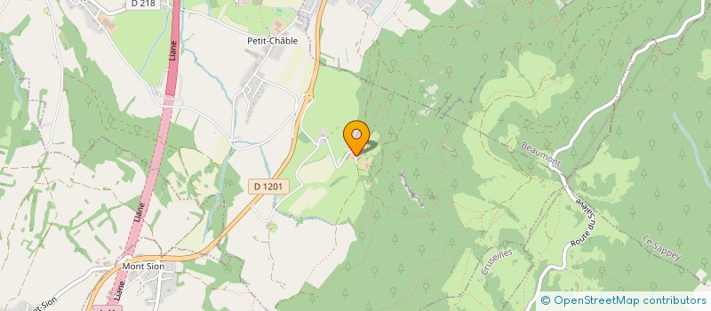 localisation de l'entreprise ASSOCIATION DES UTILISATEURS DE CHIENS DE TROUPEAUX DE HAUTE-SAVOIE  MENTHONNEX-EN-BORNES