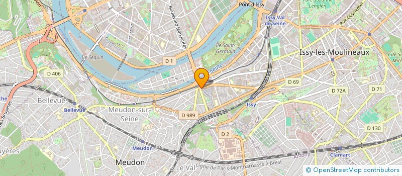 localisation de l'entreprise ASSOCIATION DES UTILISATEURS DU RESTAURANT INTERENTREPRISE DE LA PORTE STE LUCIE à ISSY-LES-MOULINEAUX
