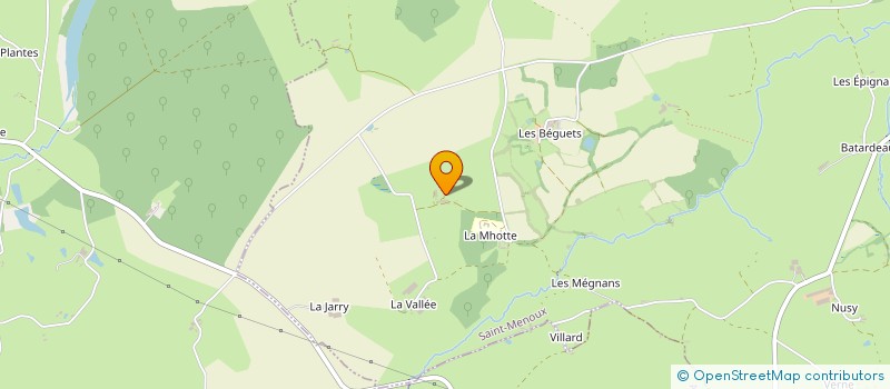 localisation de l'entreprise ASSOCIATION DES VALLEES DU CHAMARRON  SAINT-MENOUX