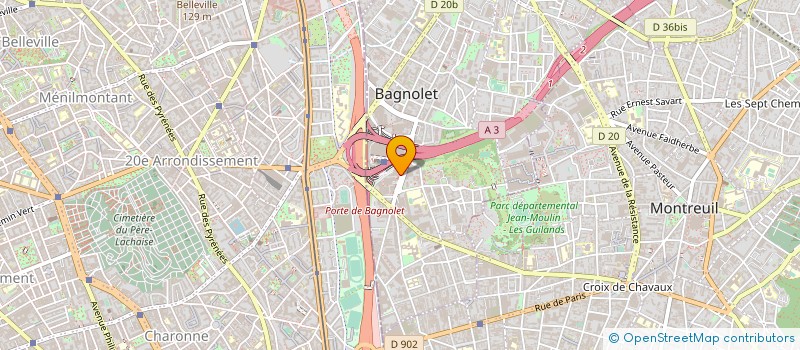 localisation de l'entreprise ASSOCIATION DES VETERANS DE HOCKEY SUR GAZON - FRANCE MASTERS HOCKEY  COLOMBES