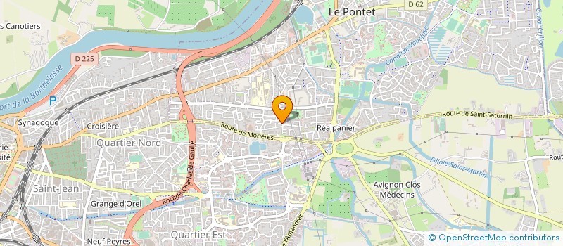 localisation de l'entreprise ASSOCIATION DES VICTIMES DE HARCELEMENT DU TRAVAIL  LE PONTET