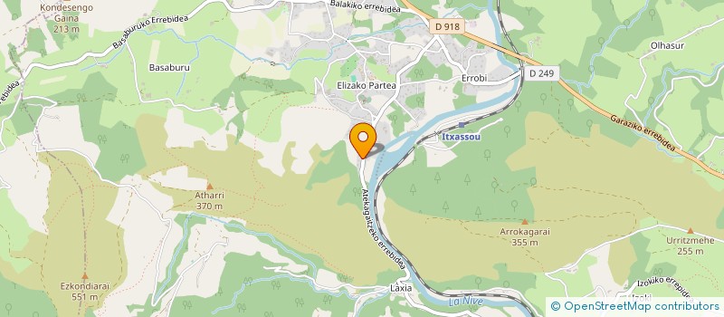 localisation de l'entreprise ASSOCIATION DES VICTIMES DE NOTRE-DAME DE BETHARRAM  ITXASSOU