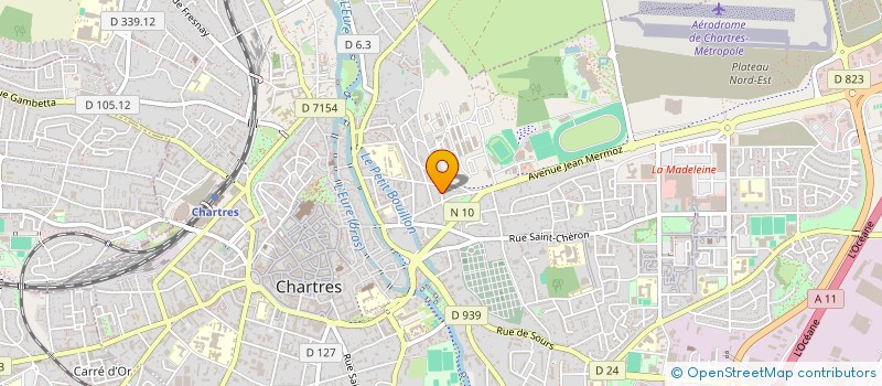 localisation de l'entreprise ASSOCIATION DES VIDEASTES AMATEURS D'EURE ET LOIR (A.V.A.D.E.L.) à CHARTRES