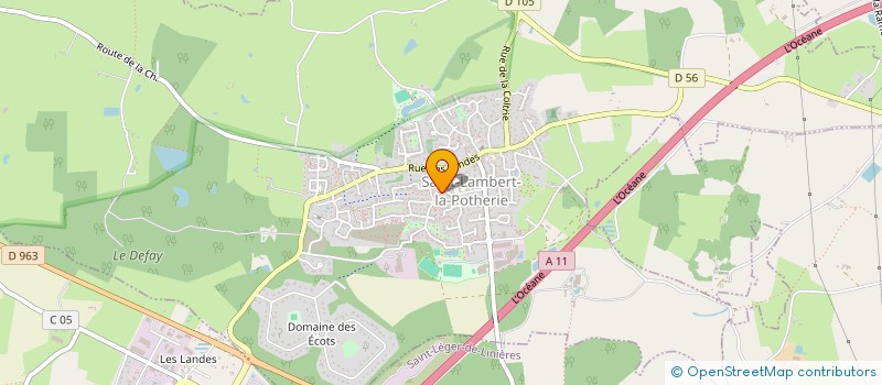 localisation de l'entreprise ASSOCIATION DES VIETNAMIENS A ANGERS (AVA)  SAINT-LAMBERT-LA-POTHERIE