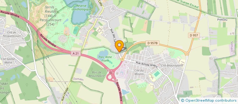 localisation de l'entreprise ASSOCIATION DES VIEUX CARBUS  RIEULAY