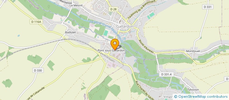 localisation de l'entreprise ASSOCIATION DES VIEUX PISTONS à BAILLEAU-ARMENONVILLE