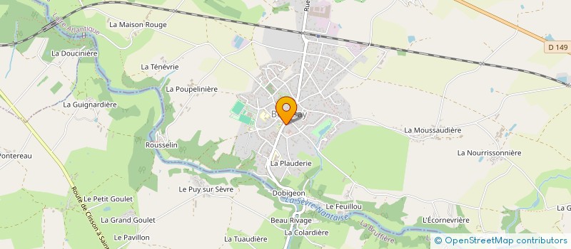 localisation de l'entreprise ASSOCIATION DES VIGNERONS DE GORGES  GORGES