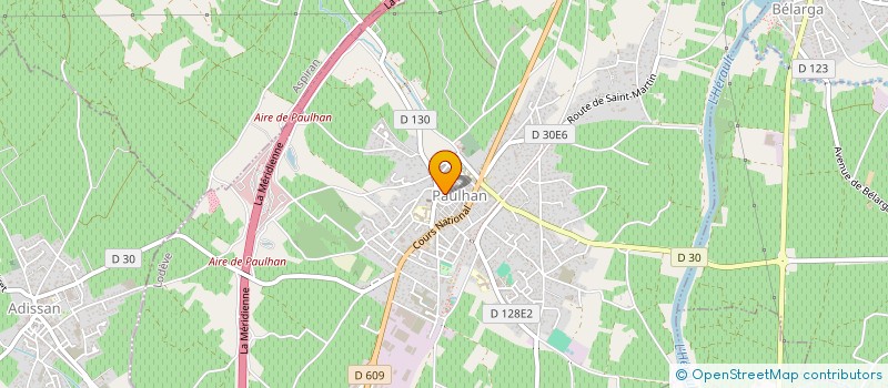 localisation de l'entreprise ASSOCIATION DES VIGNERONS DU PAULHANAIS  PAULHAN