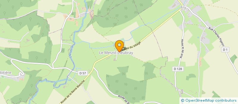 localisation de l'entreprise ASSOCIATION DES VILLAGEOIS ET DES ANCIENS COMBATTANTS DE LE MESNIL LIEUBRAY  LE MESNIL-LIEUBRAY