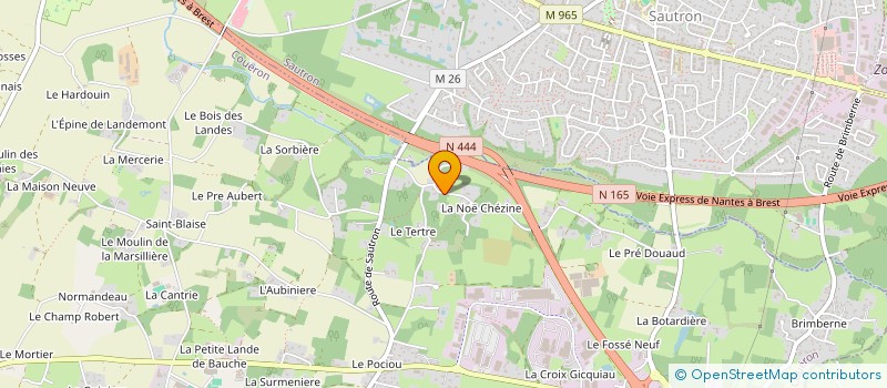 localisation de l'entreprise ASSOCIATION DES VILLAGES DE LA LOIRE à COUERON