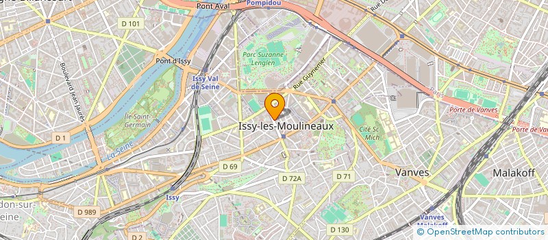 localisation de l'entreprise ASSOCIATION DES VILLES MARRAINES à ISSY-LES-MOULINEAUX