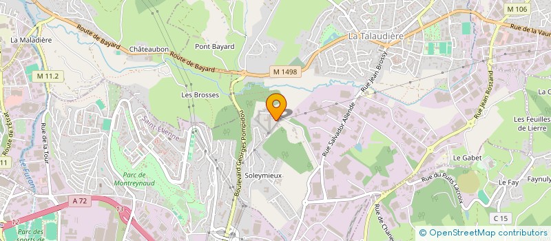 localisation de l'entreprise ASSOCIATION DES VISITEURS DE PRISON (A.V.D.P)  LA TALAUDIERE