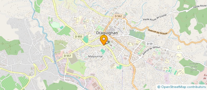 localisation de l'entreprise ASSOCIATION DES VISITEURS DES MALADES DANS LES ETABLISSEMENTS HOSPITALIERS DUVAR à DRAGUIGNAN