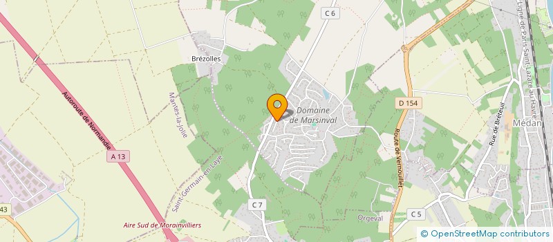 localisation de l'entreprise ASSOCIATION DES VOISINS DE MARSINVAL  VERNOUILLET