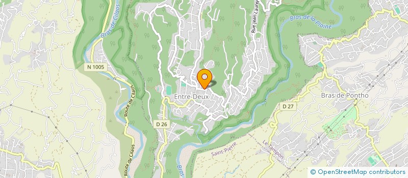 localisation de l'entreprise ASSOCIATION DES VOLLEYEURS DE L'ENTRE-DEUX  ENTRE-DEUX