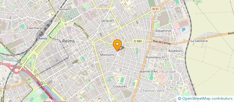 localisation de l'entreprise ASSOCIATION DES ZYGOMATIKS REMOIS  REIMS