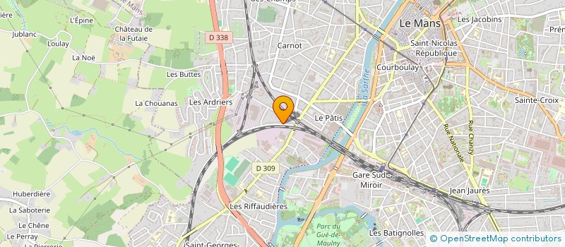 localisation de l'entreprise ASSOCIATION DESAXE CREATEURS D' EVENEMENTIELS  LE MANS