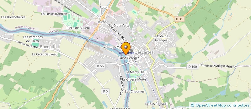 localisation de l'entreprise ASSOCIATION DESCARTES AVENIR  DESCARTES