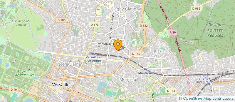 localisation de l'entreprise ASSOCIATION DESENFANTS à VERSAILLES