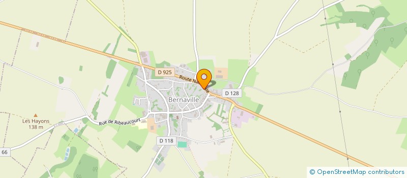 localisation de l'entreprise ASSOCIATION DESERT X-PRESS  BERNAVILLE