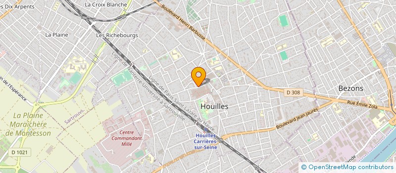 localisation de l'entreprise ASSOCIATION DESI EVENTS  HOUILLES