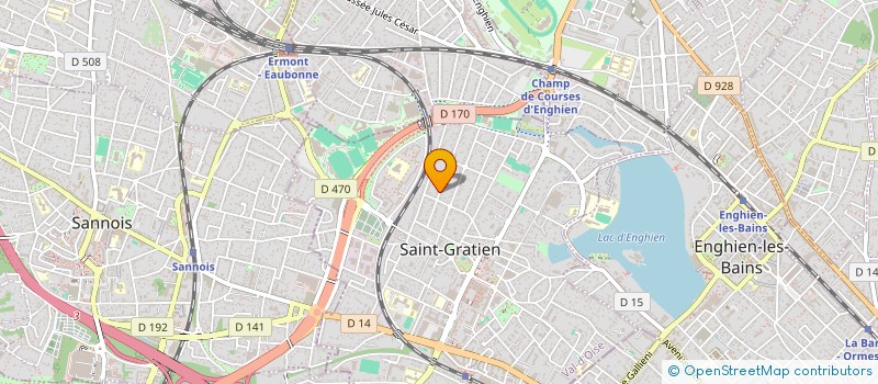 localisation de l'entreprise ASSOCIATION DESSILENCES  SAINT-GRATIEN