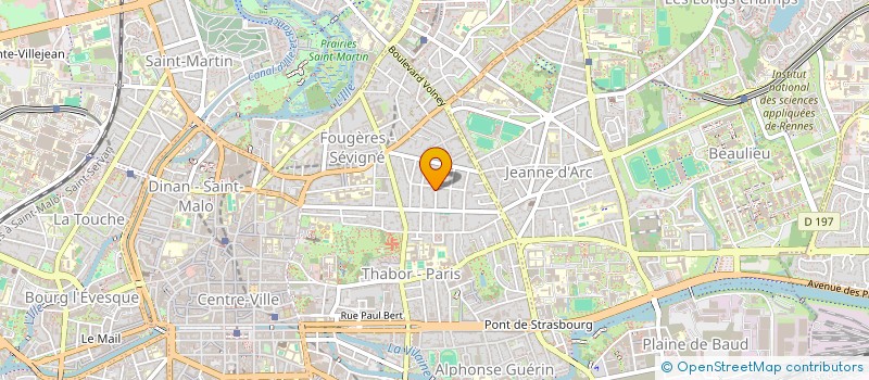 localisation de l'entreprise ASSOCIATION DESSINE MOI UNE 4L  RENNES