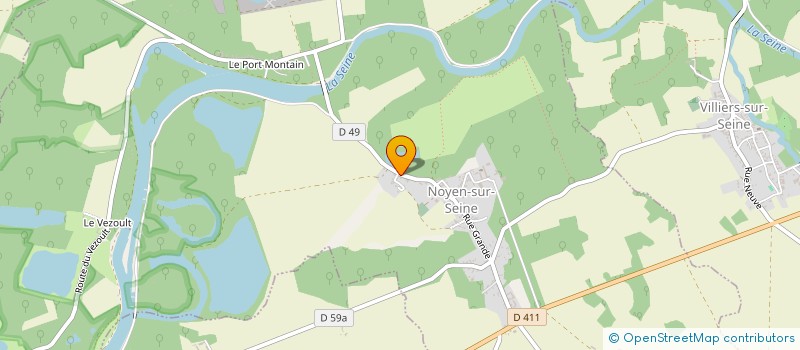 localisation de l'entreprise ASSOCIATION DESTIN ANIMAL  NOYEN-SUR-SEINE