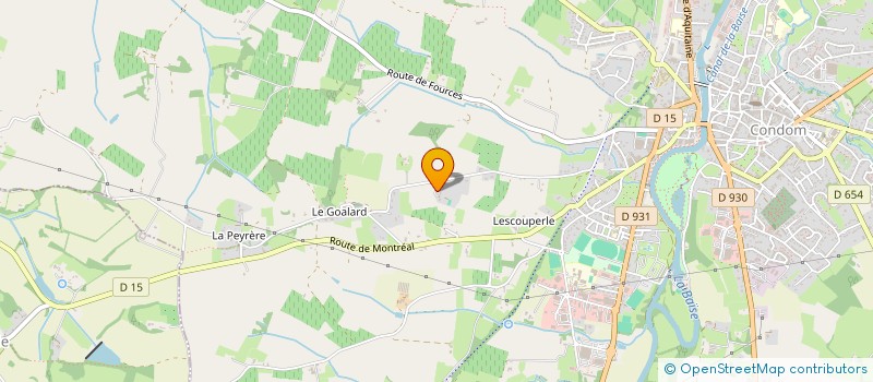 localisation de l'entreprise ASSOCIATION DESTINATION MUSIQUE  CONDOM