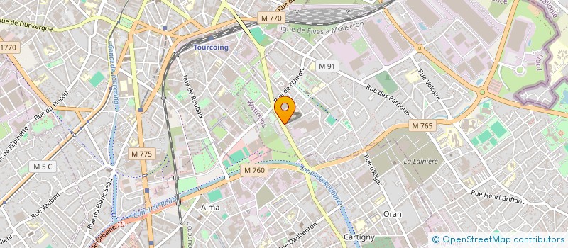 localisation de l'entreprise ASSOCIATION DESTINEE  CRETEIL