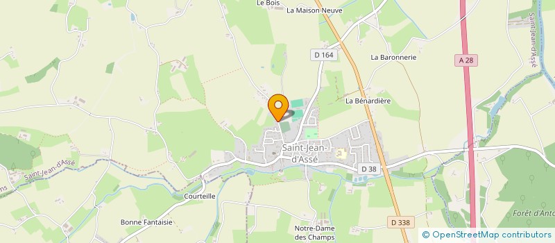 localisation de l'entreprise ASSOCIATION DETENTE ET LOISIRS  SAINT JEAN D ASSE