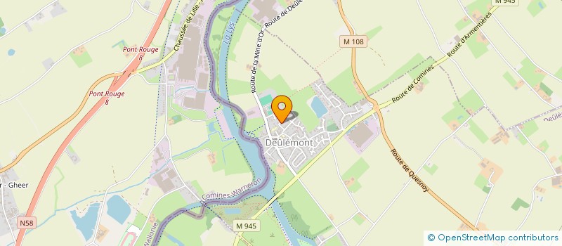 localisation de l'entreprise ASSOCIATION DEULEMONT PLAISANCE  DEULEMONT