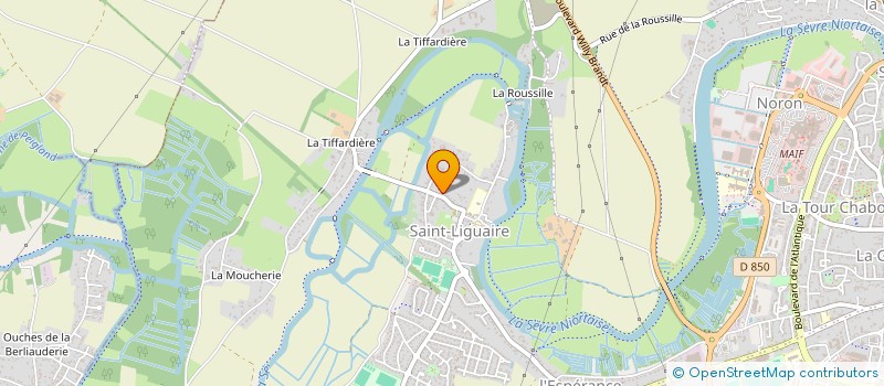localisation de l'entreprise ASSOCIATION DEUX-SEVRES ENTREPRISES à NIORT
